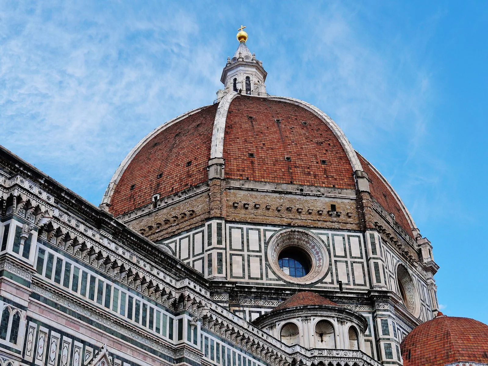 La cupola del Brunelleschi sulla cattedrale di Santa Maria del Fiore a Firenze